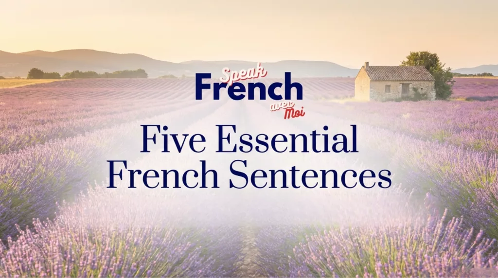 French Podcast Speak French Workshop Five Essential French Sentences cover 2