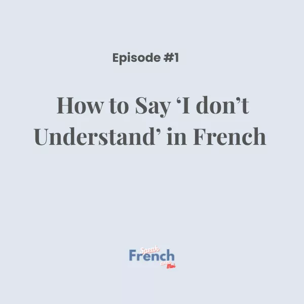 How to Say ‘I don’t Understand’ in French