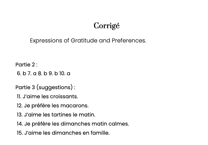 French Podcast Speak French Worshop 1 3 Answer Key
