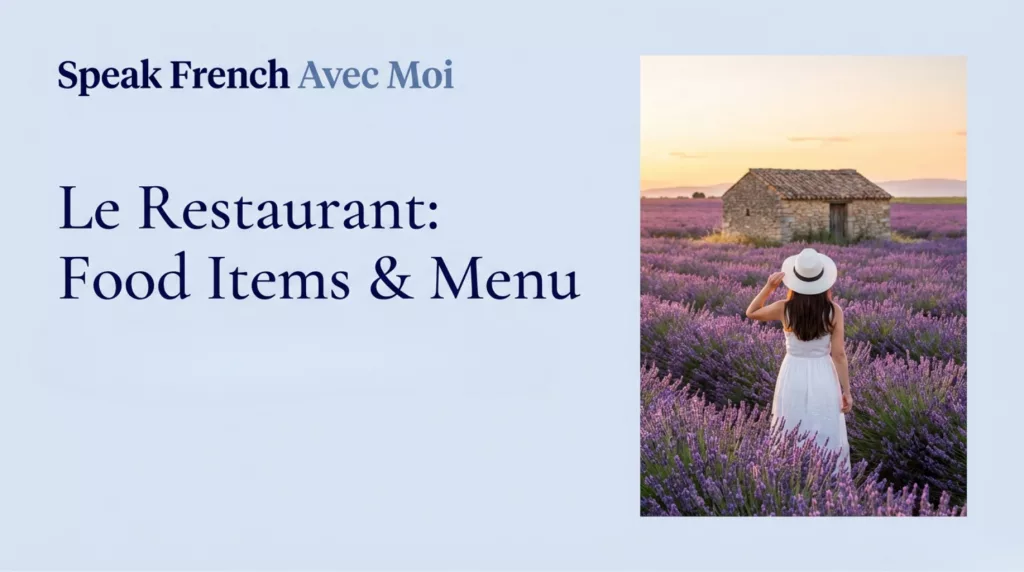 French Podcast Speak French Workshop Culinary Vocabulary 4 Cover
