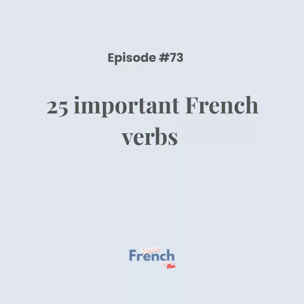 25 important French verbs